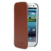 Case em Pele com Suporte para Samsung Galaxy S3