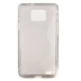Case em Silicone para Samsung i9100, Galaxy S2 (Cinzento)