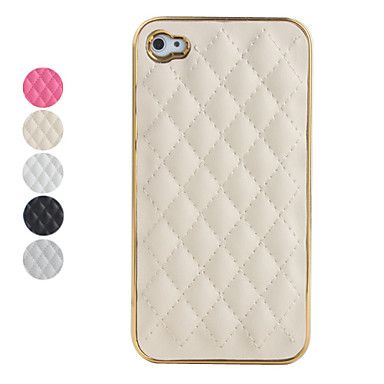 Case de Pele PU para iPhone 4 e 4S (Cores Sortidsa)