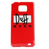 Duff Beer Caso Pattern rígido para Samsung I9100 Galaxy S2